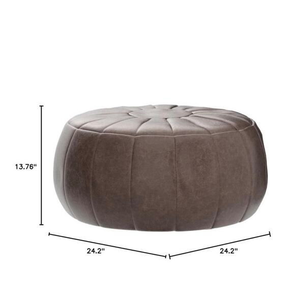 ROTOT Decorative Pouf, Ottoman, Bean Bag Chair,Foot Rest, Storage Unstuffed. NEW - Picture 4 of 8